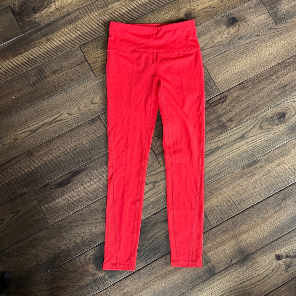 DSG Momentum High-Rise 7/8 Leggings Bundle Red Tan Ribbed Seamless Womens XS NWT - Picture 6 of 7